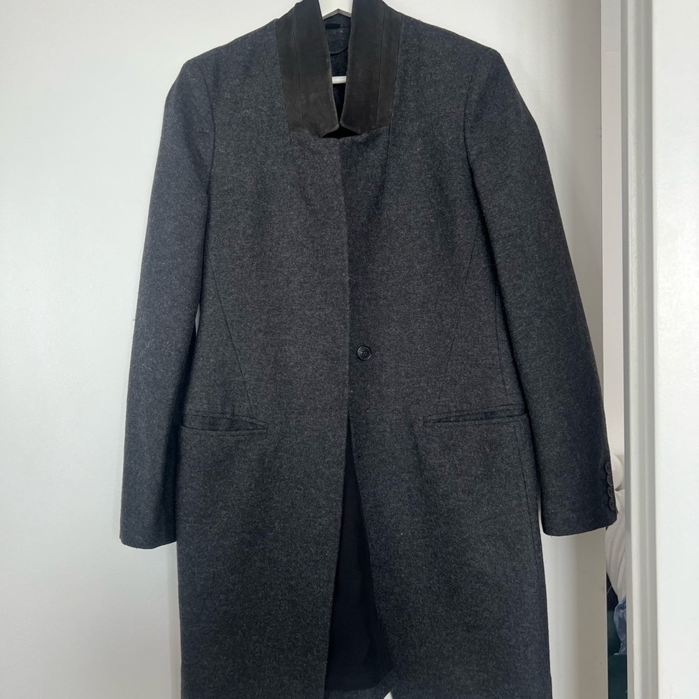 All Saints Leni Wool Coat - Size 8